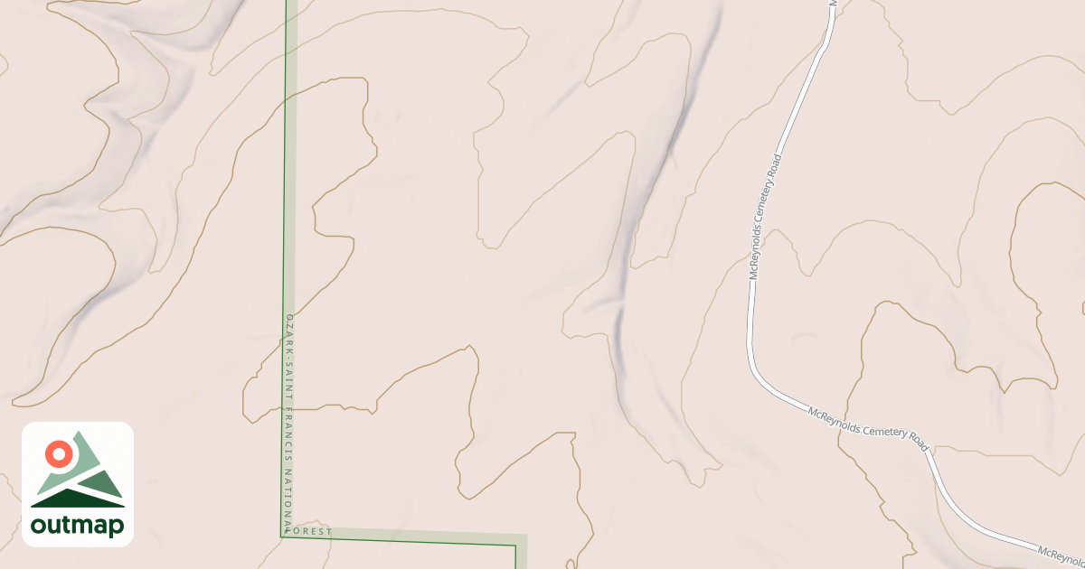 Map of CREEK FORK