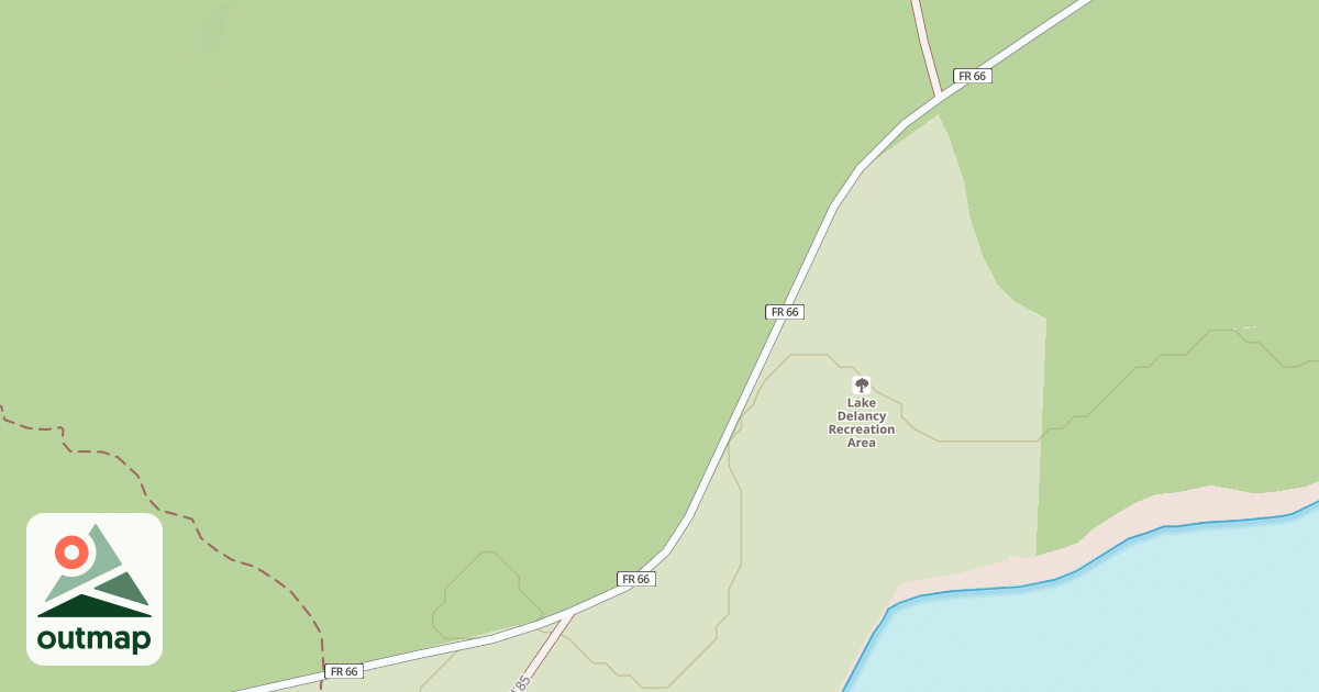 Map of Longleaf Trail