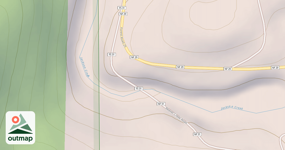 Map of BEAVER CREEK