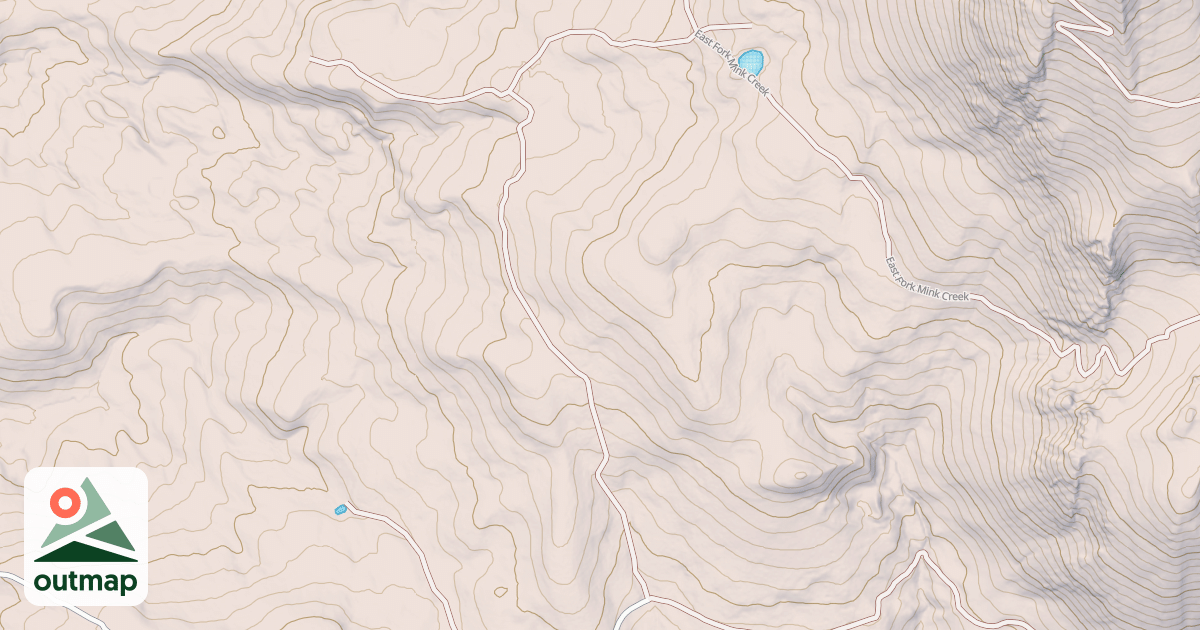 Map of UPPER BOX CANYON