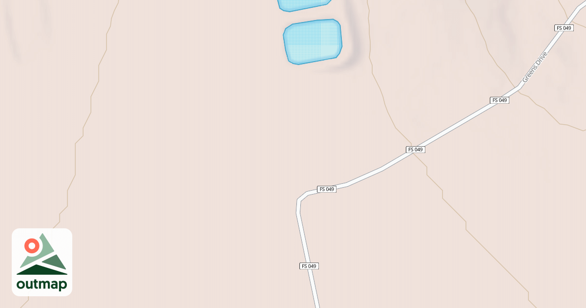Map of GREENS DRAW SPUR A