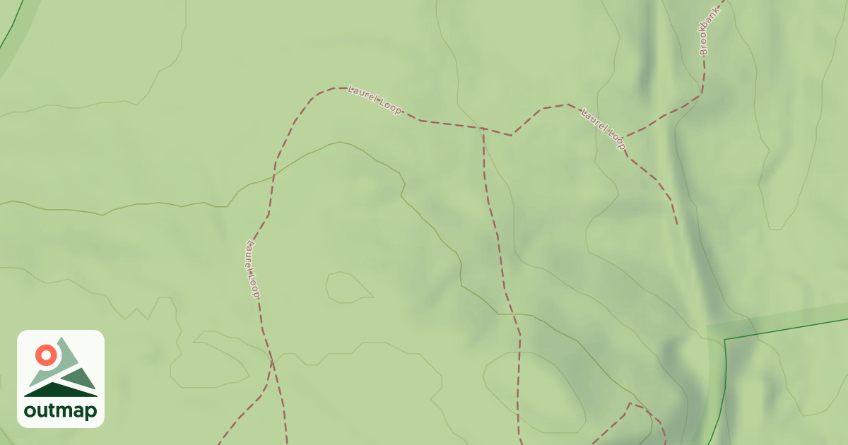 Map of Laurel Loop Trail