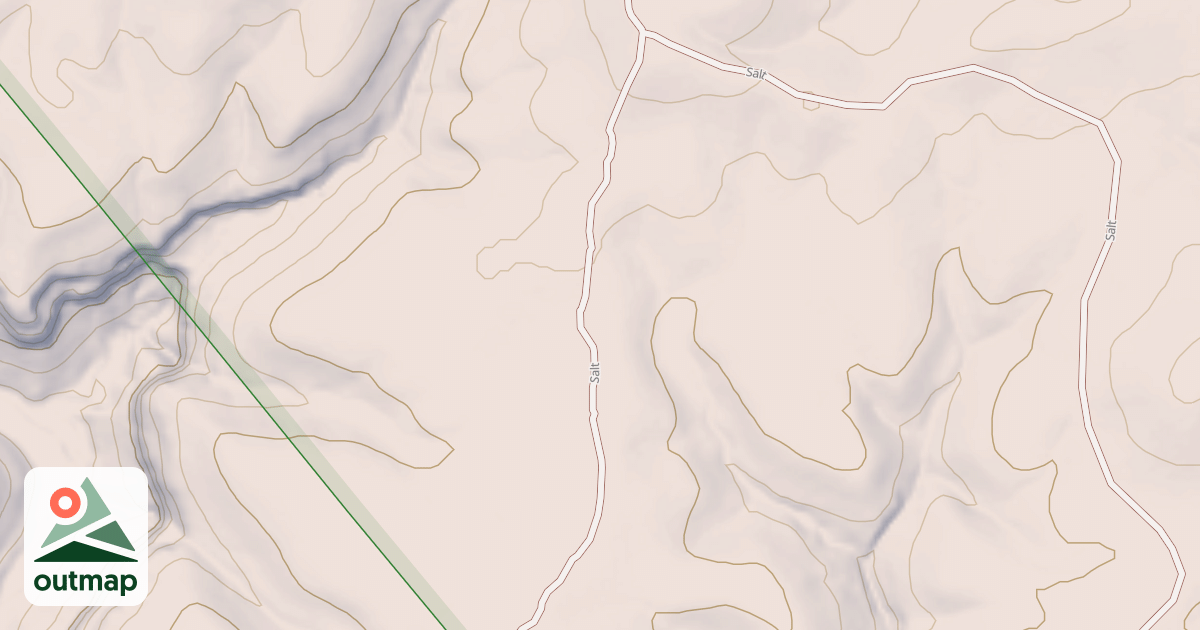 Map of SALT SPUR in Pulaski