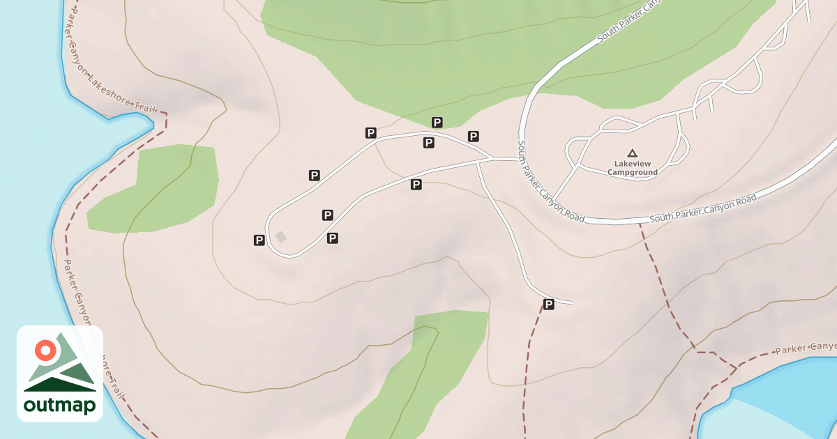 Map of LAKE VIEW LOWER CG