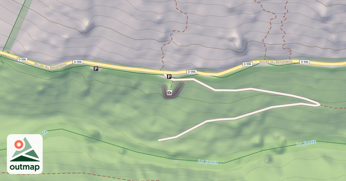 Map of Climbing Crag