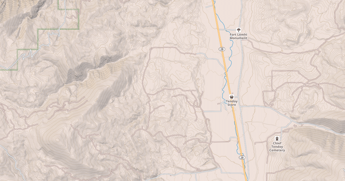 Map preview of BLM National GTLF Public Motorized Roads 8671fc66-f002-494d-a62d-2d3311adac77