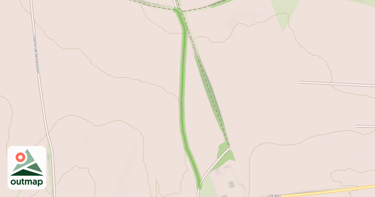 Map of Chemin des Champs du Manteau
