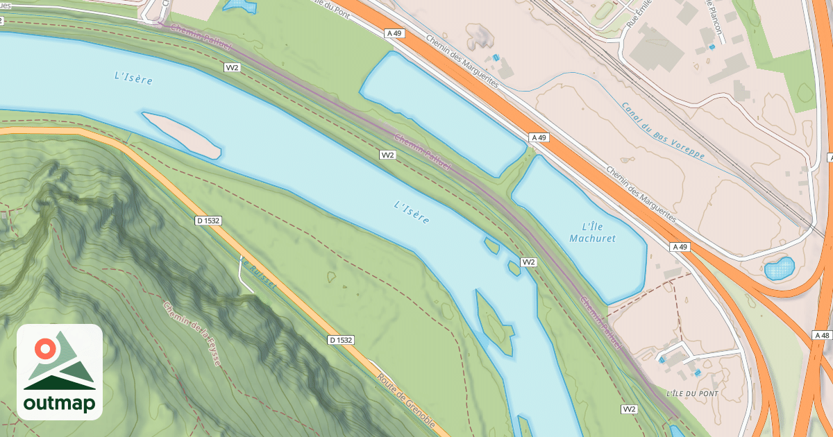 Map of Chemin Palluel