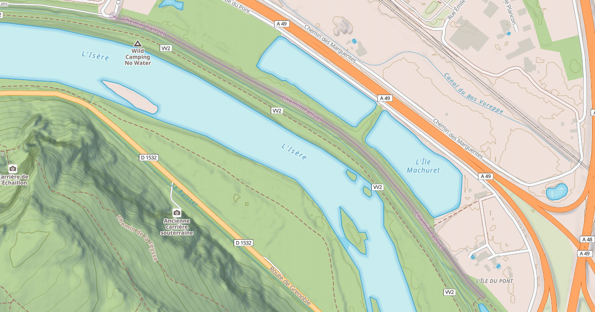 Map preview of Chemin Palluel