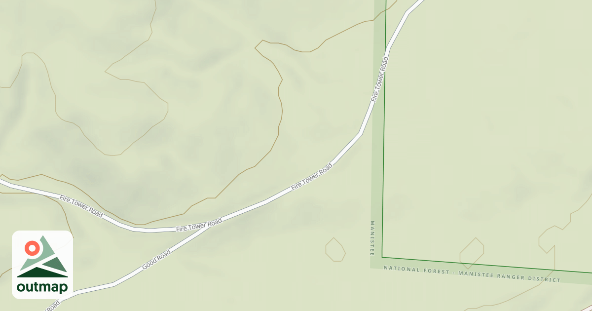 Map of UDELL FIRETOWER INTERP SITE