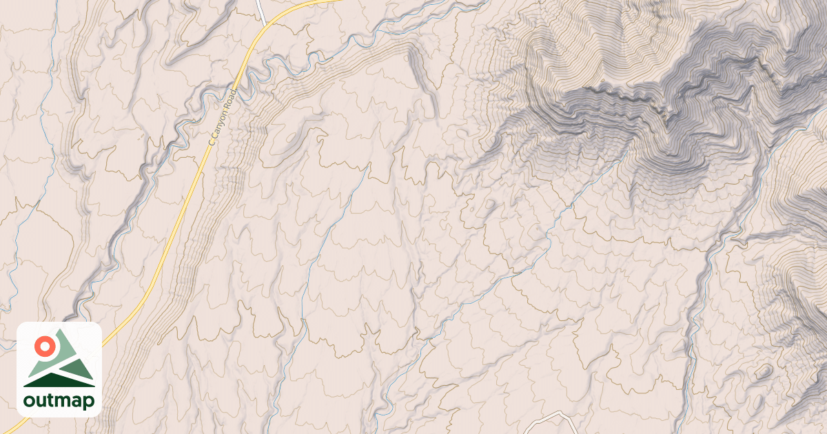 Map of BLM National GTLF Public Motorized Roads 5c0aff18-12b0-4307-b614-07596eb7b59a