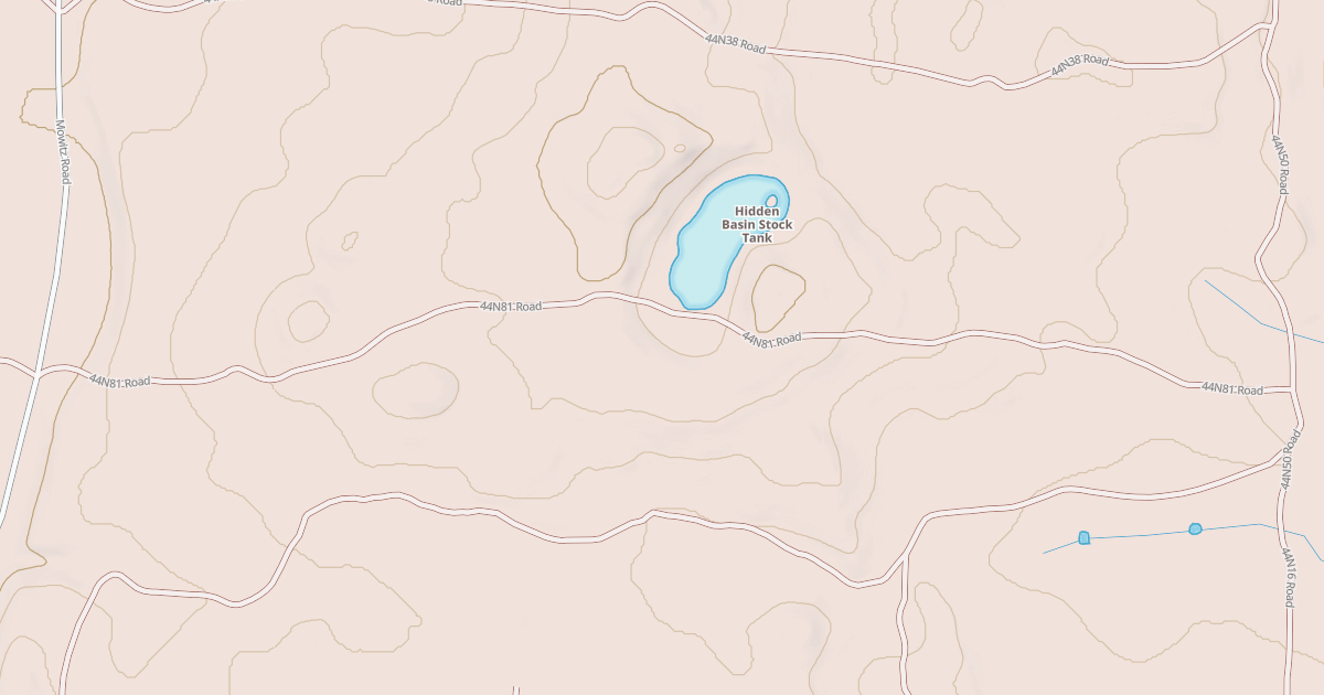 Map preview of HIDDEN BASIN