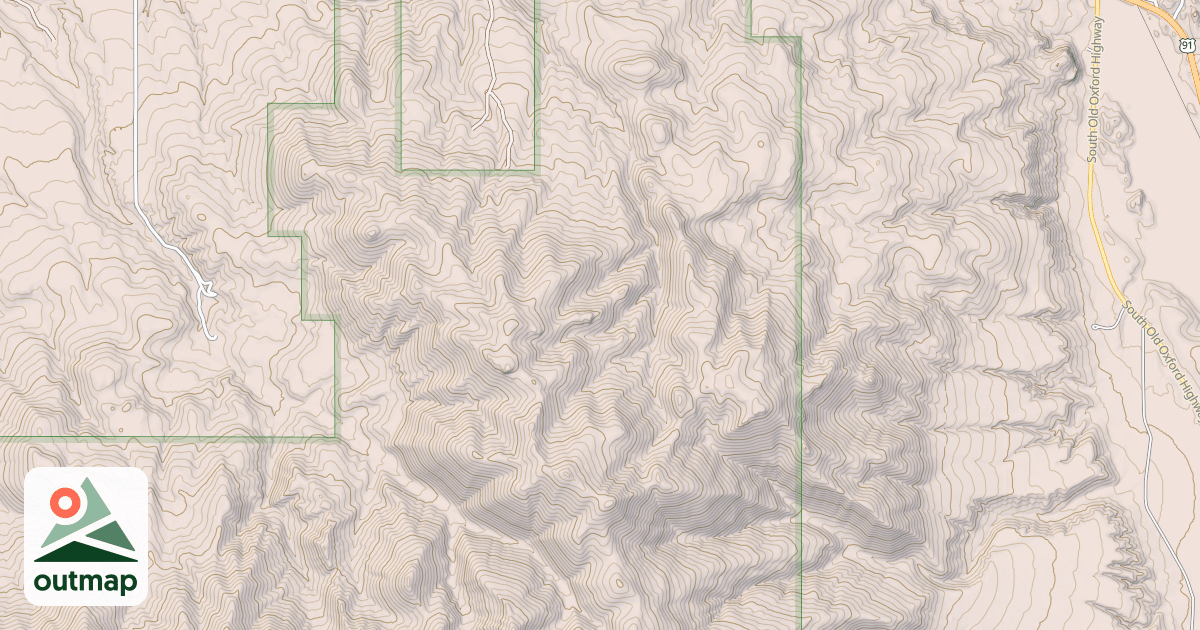 Map of Upper Evans Road