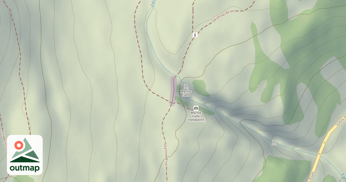 Map of Skyline Trail