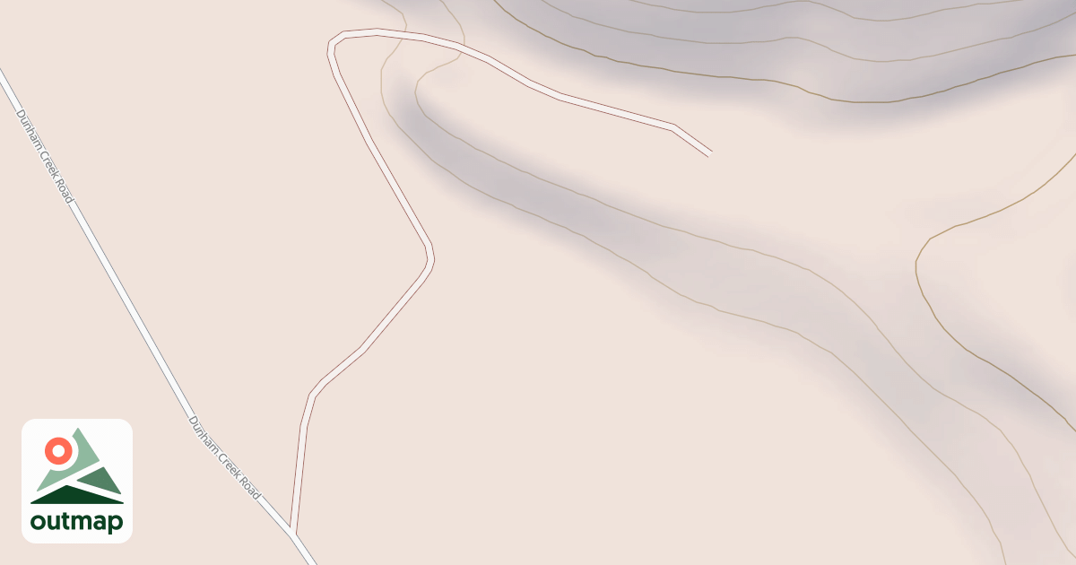 Map of MONTURE PIT SPUR
