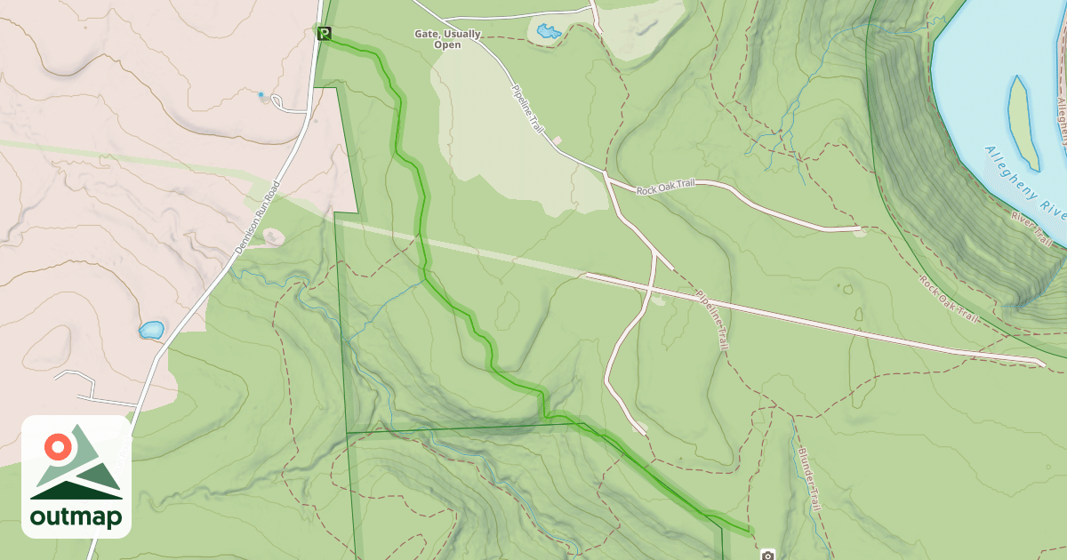Map of Ridge Trail