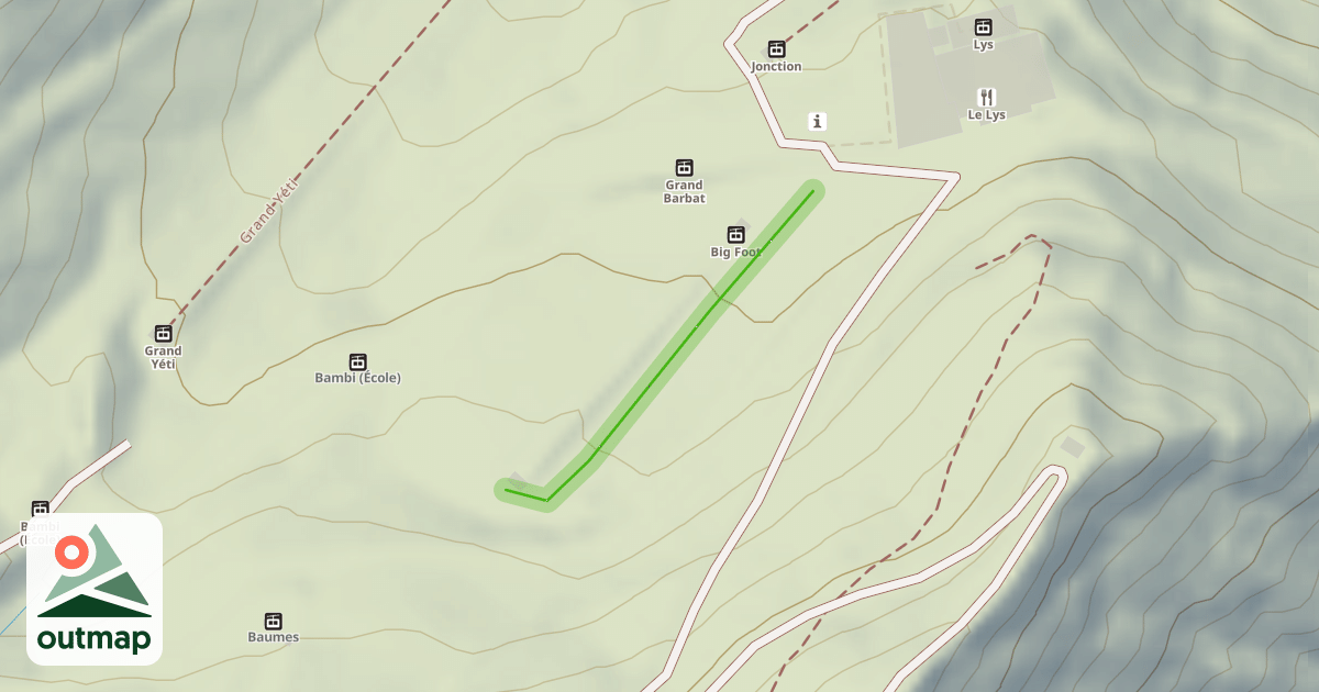 Map of Club piou piou