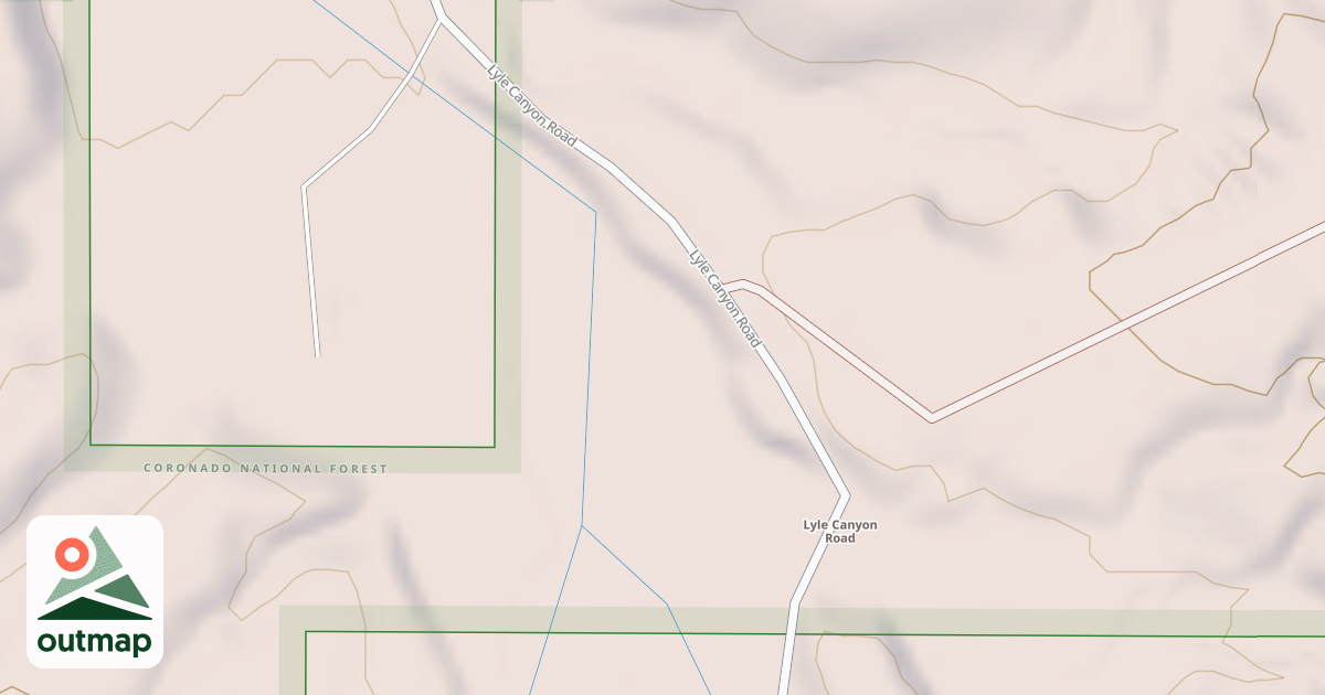 Map of LYLE CANYON