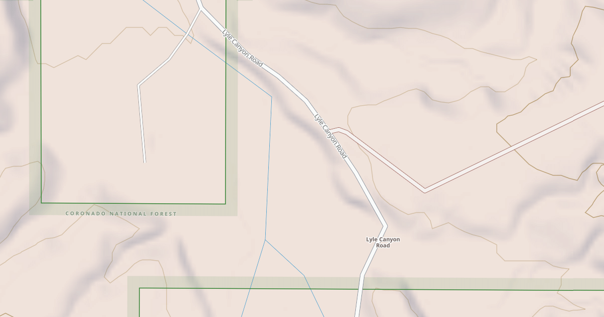 Map preview of LYLE CANYON