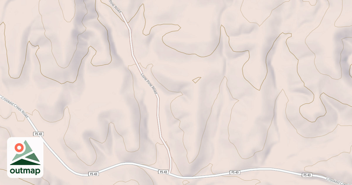 Map of LONE PINE