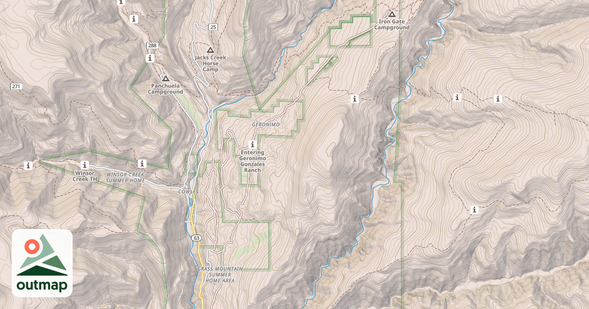 Map of IRON GATE