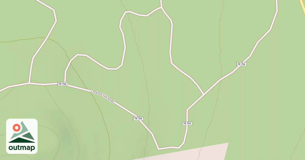 Map of LOOKOUT HILL