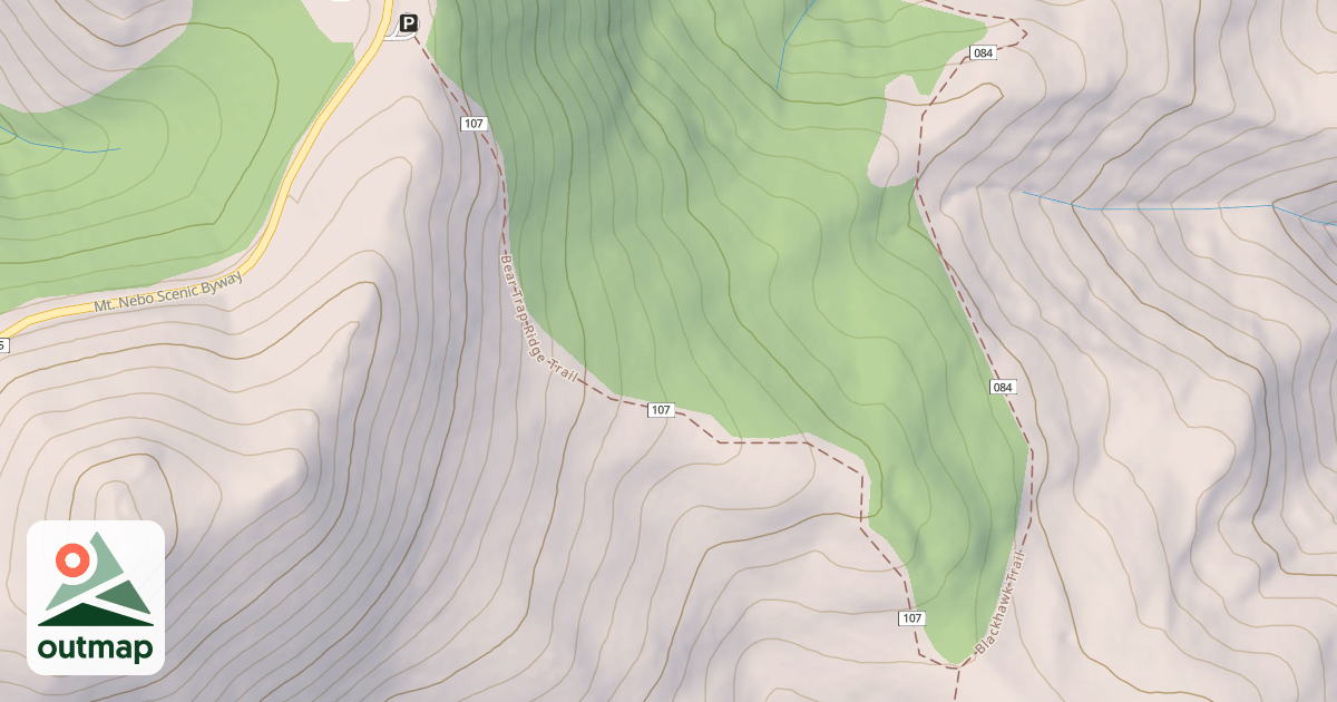 Map of BEAR TRAP RIDGE