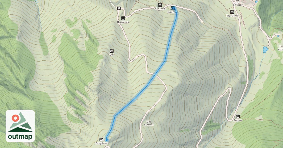 Map of Myrtilles