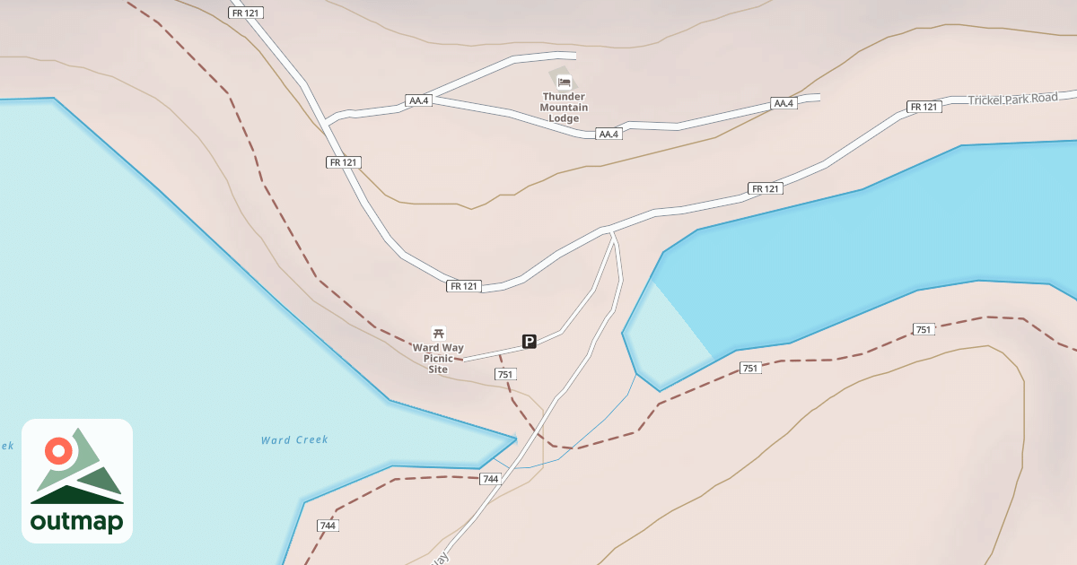 Map of WARDWAY PG