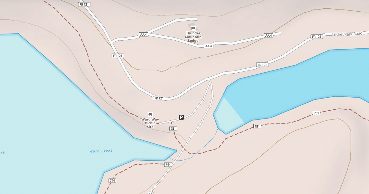 Map preview of WARDWAY PG