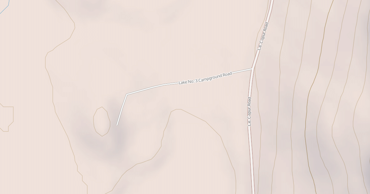 Map preview of LAKE NO. 3 CAMPGROUND