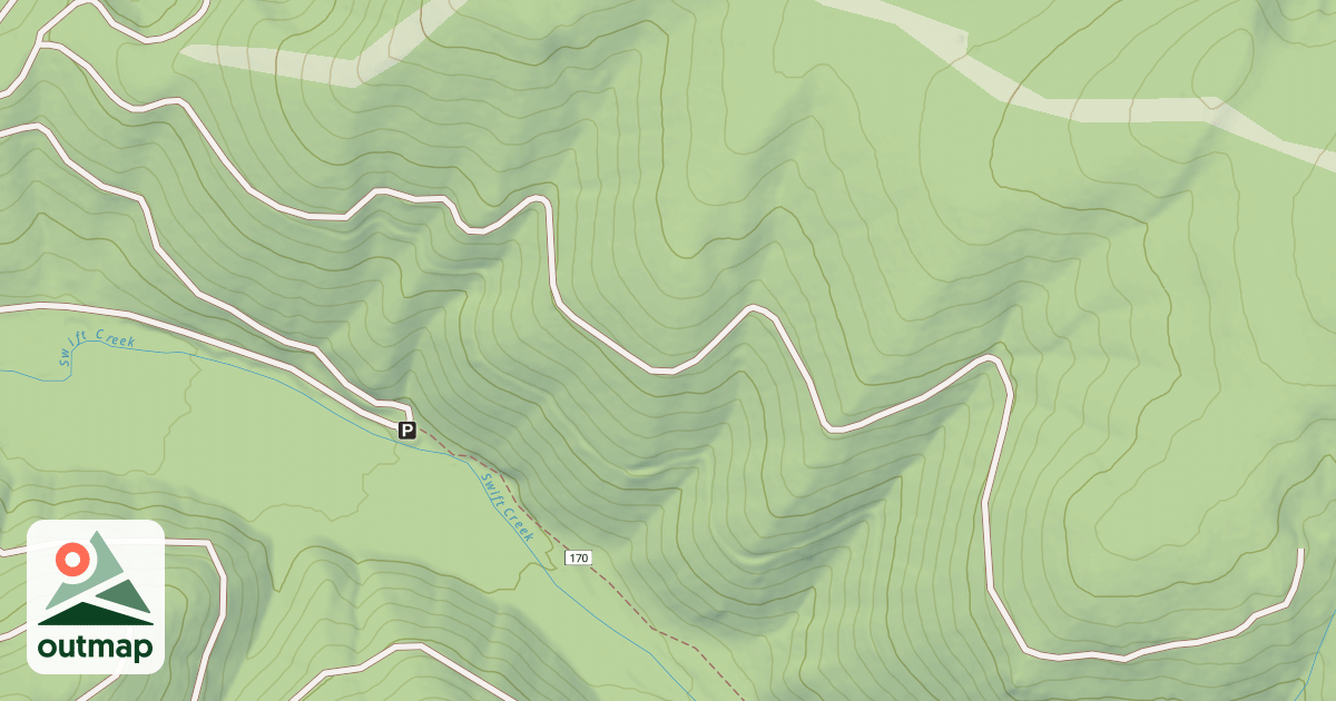 Map of (FDR) SWIFT CREEK