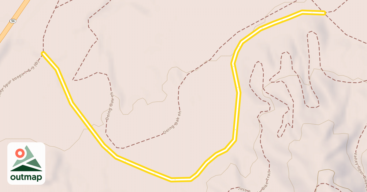Map of Valley Spur (A)