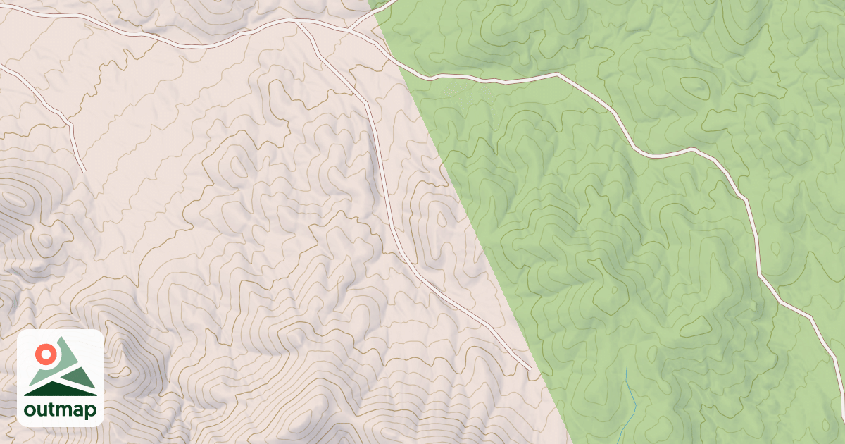 Map of SHORT SPUR