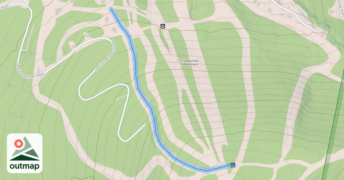 Map of Upper Dew Drop