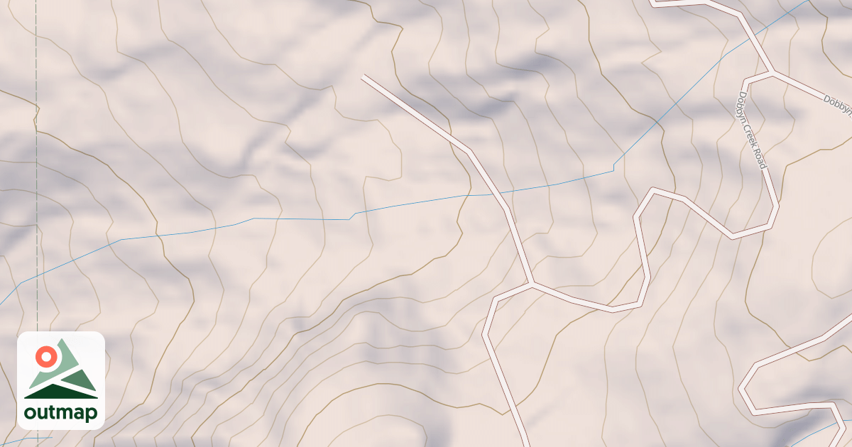 Map of DOBBYN CREEK