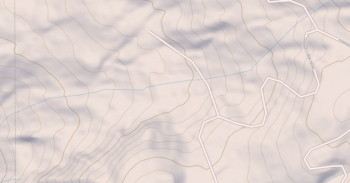 Map preview of DOBBYN CREEK