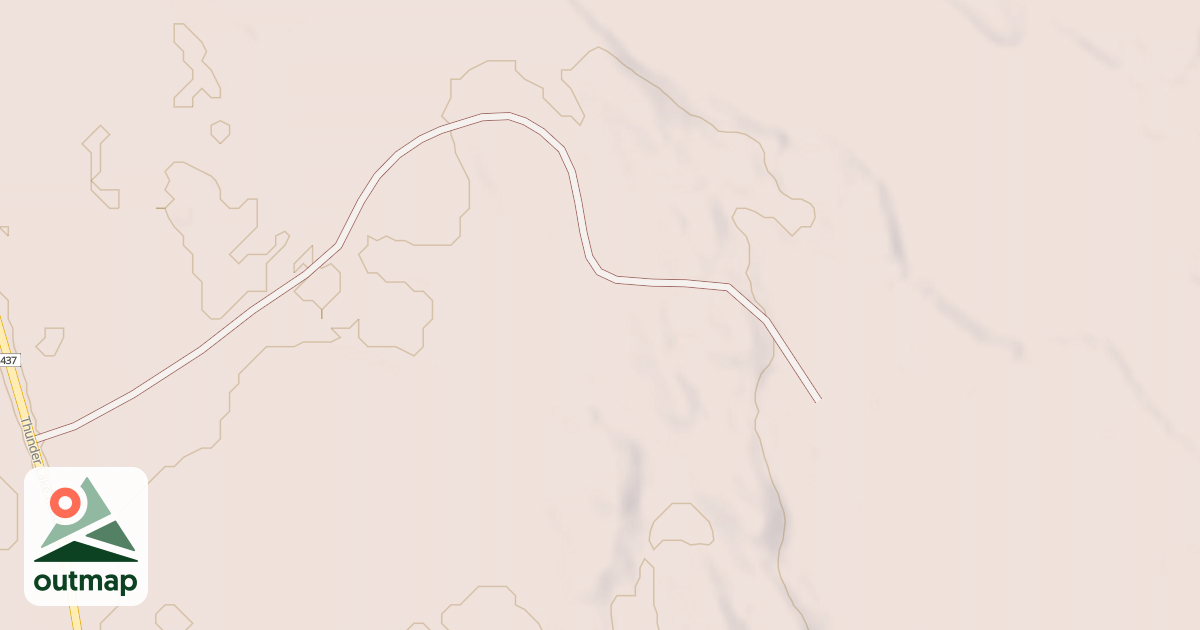 Map of LITTLE IRON SPUR