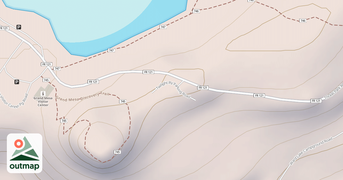 Map of TWILIGHT RV PARKING