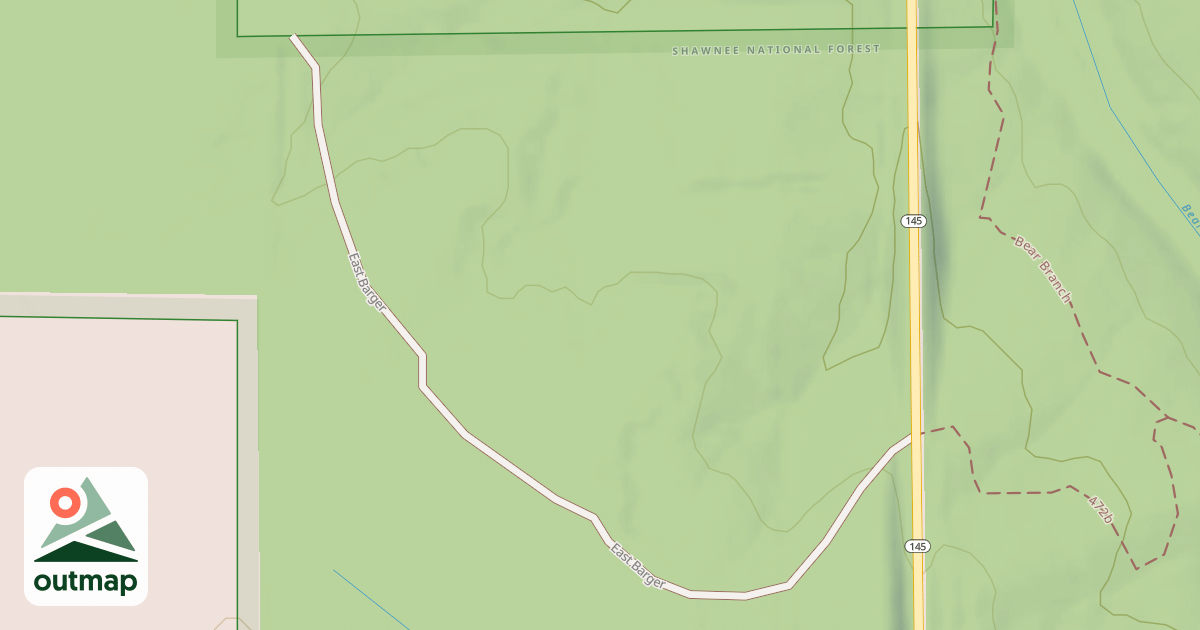 Map of EAST BARGER