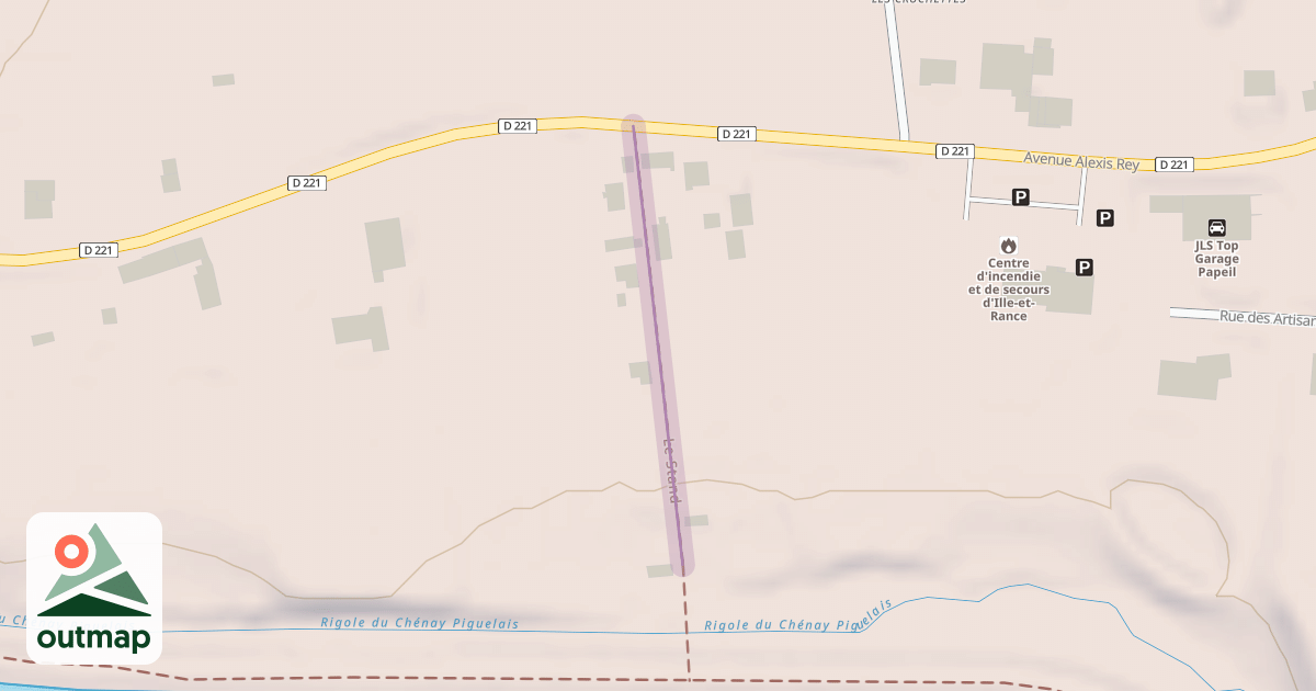 Map of Le Stand