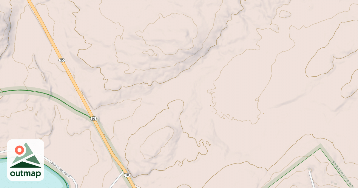 Map of Lake Eaton North