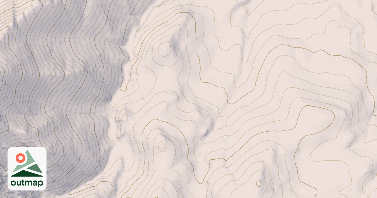 Map of Hurst Canyon