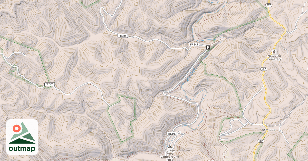 Map of BIG BUCK LICK