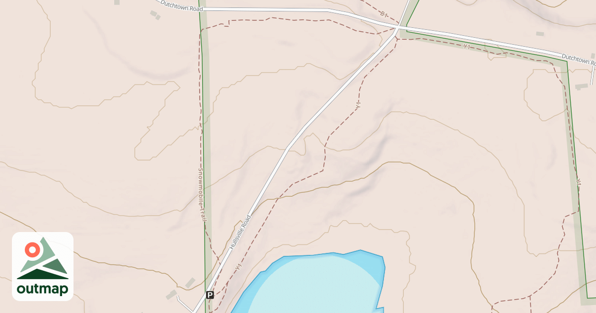 Map of Snowmobile Trail