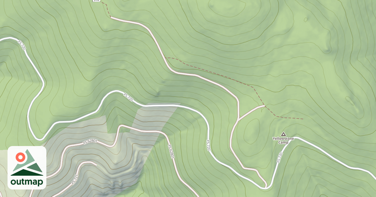 Map of (FDR) YELLOWSTONE CAMP