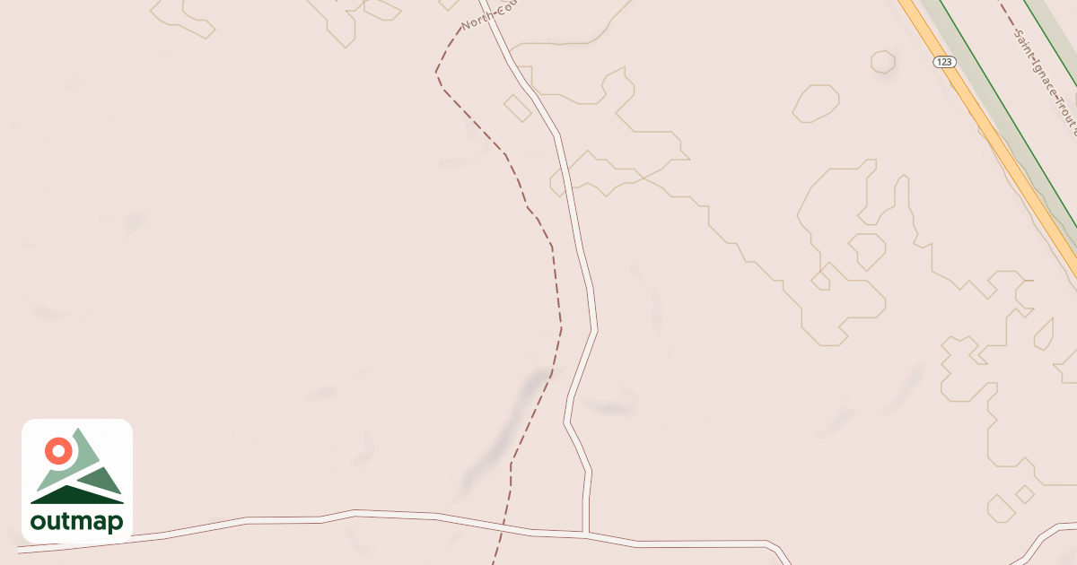 Map of CIRCUIT ROAD SPUR A