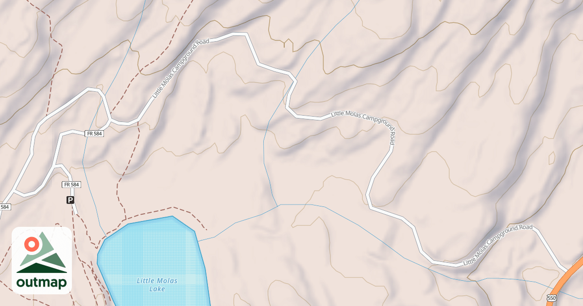 Map of LITTLE MOLAS CG