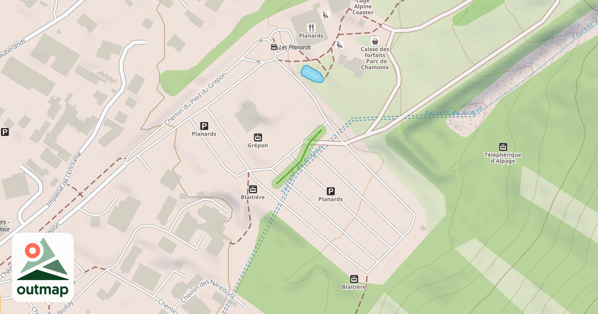 Map of Grépon