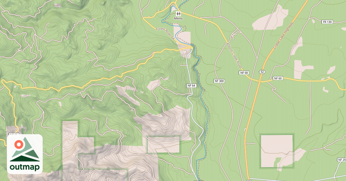 Map of River Road Ohv
